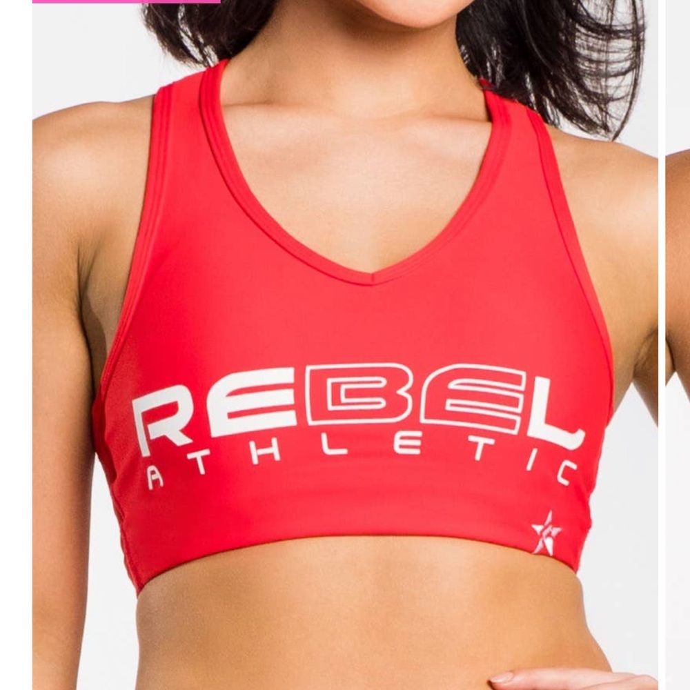 Women's Red Sports Bra